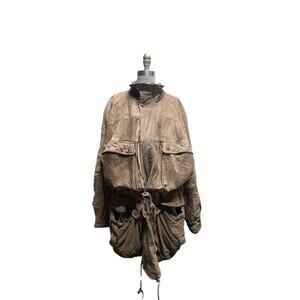 Vtg Adventure Bound Wilsons Coat Jacket Mens L Leather Outdoor Thinsulate Gear